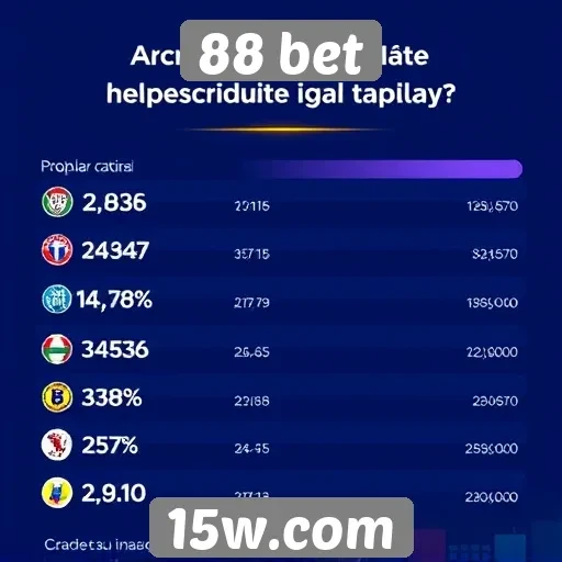 Estatísticas sobre a popularidade do 88 bet entre apostadores